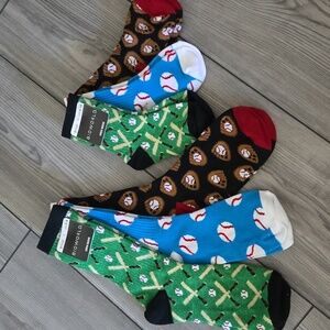 Father and Son Matching Baseball Sock Set